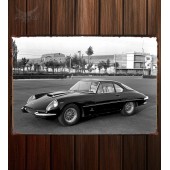 Металлическая табличка Ferrari 400 Superamerica Coupe Aerodinamico (covered headlights) (Tipo 538)